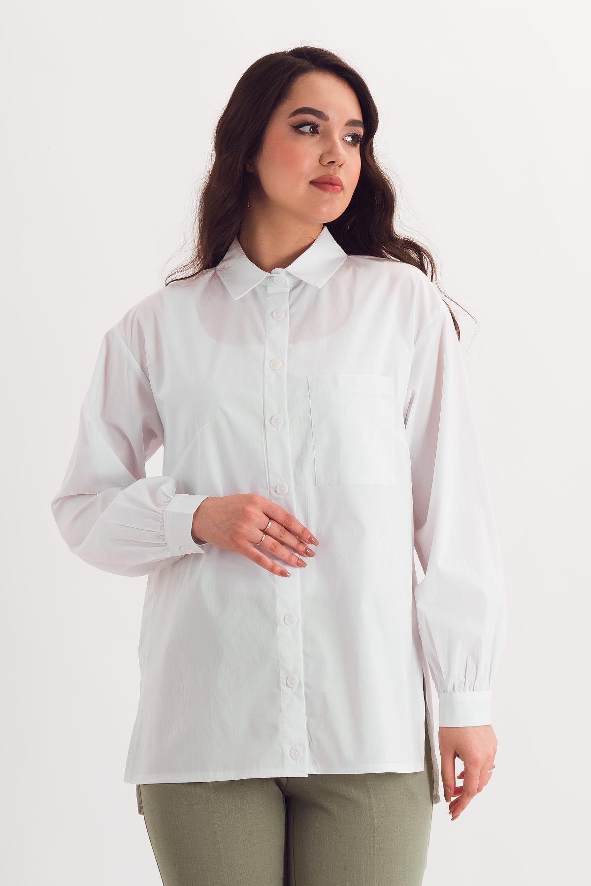 Рубашка белая с длинными рукавами Braslava(фото3)