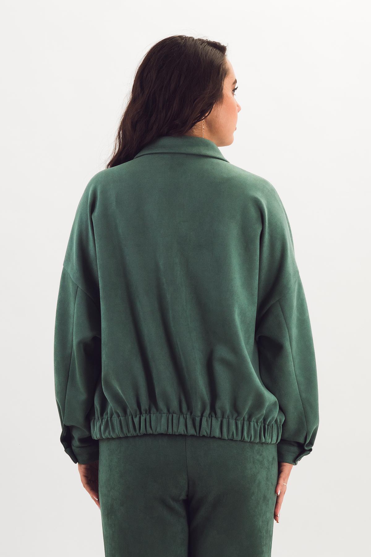 Жакет укороченный светло-зелёный Braslava(фото7)