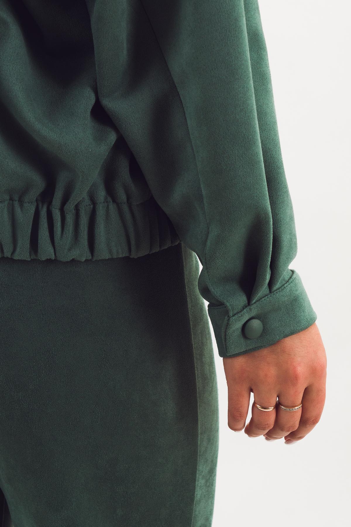 Жакет укороченный светло-зелёный Braslava(фото8)