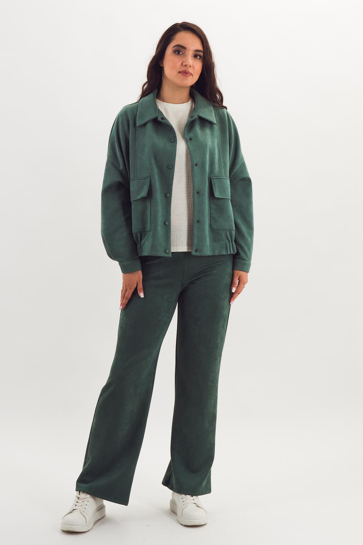 Жакет укороченный светло-зелёный Braslava(фото2)