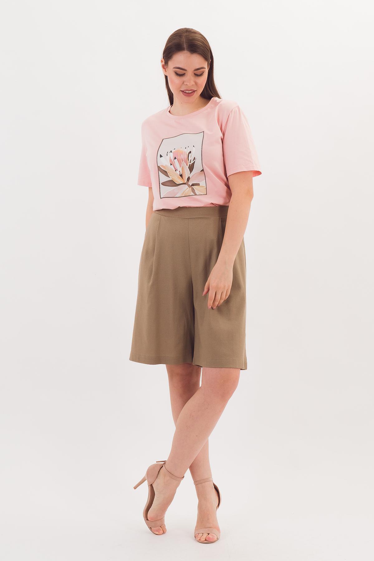 Футболка трикотажная светло-персиковая Braslava(фото2)