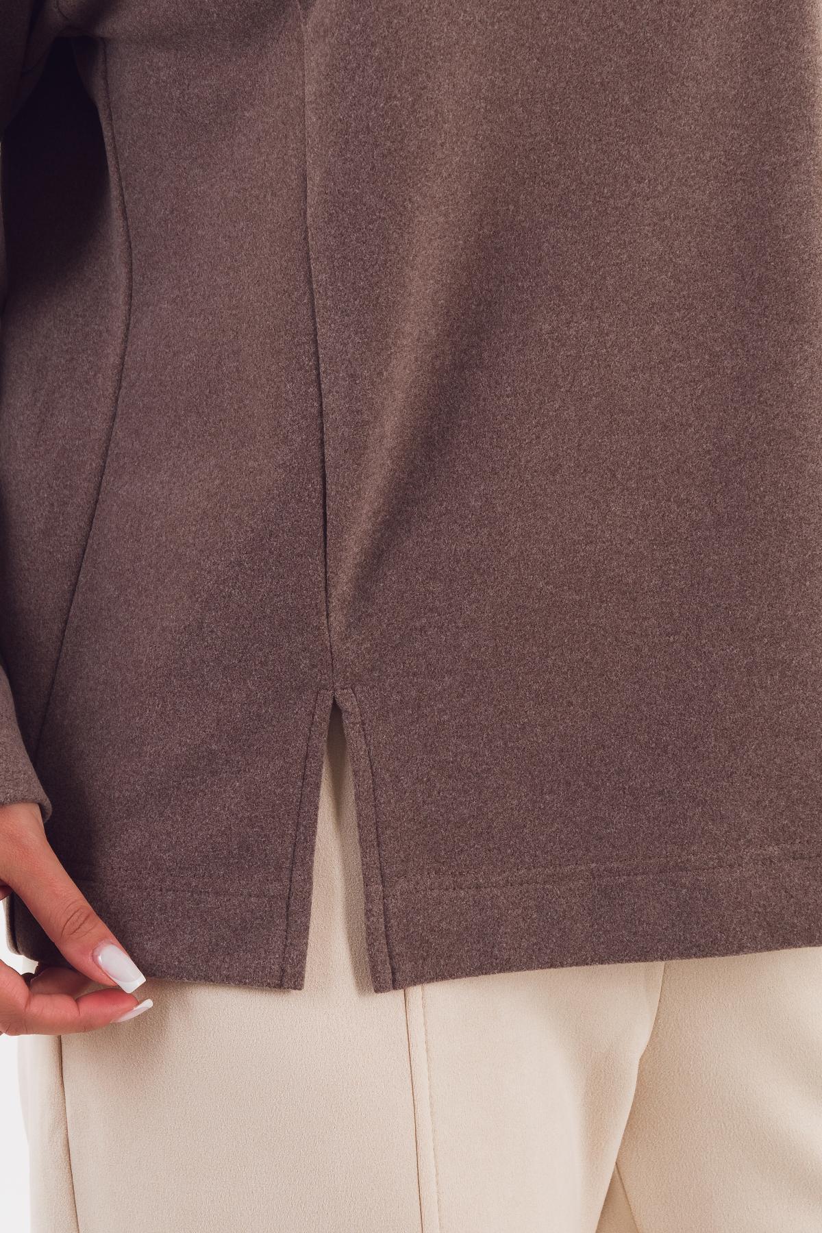 Джемпер светло-коричневый трикотажный Braslava(фото6)