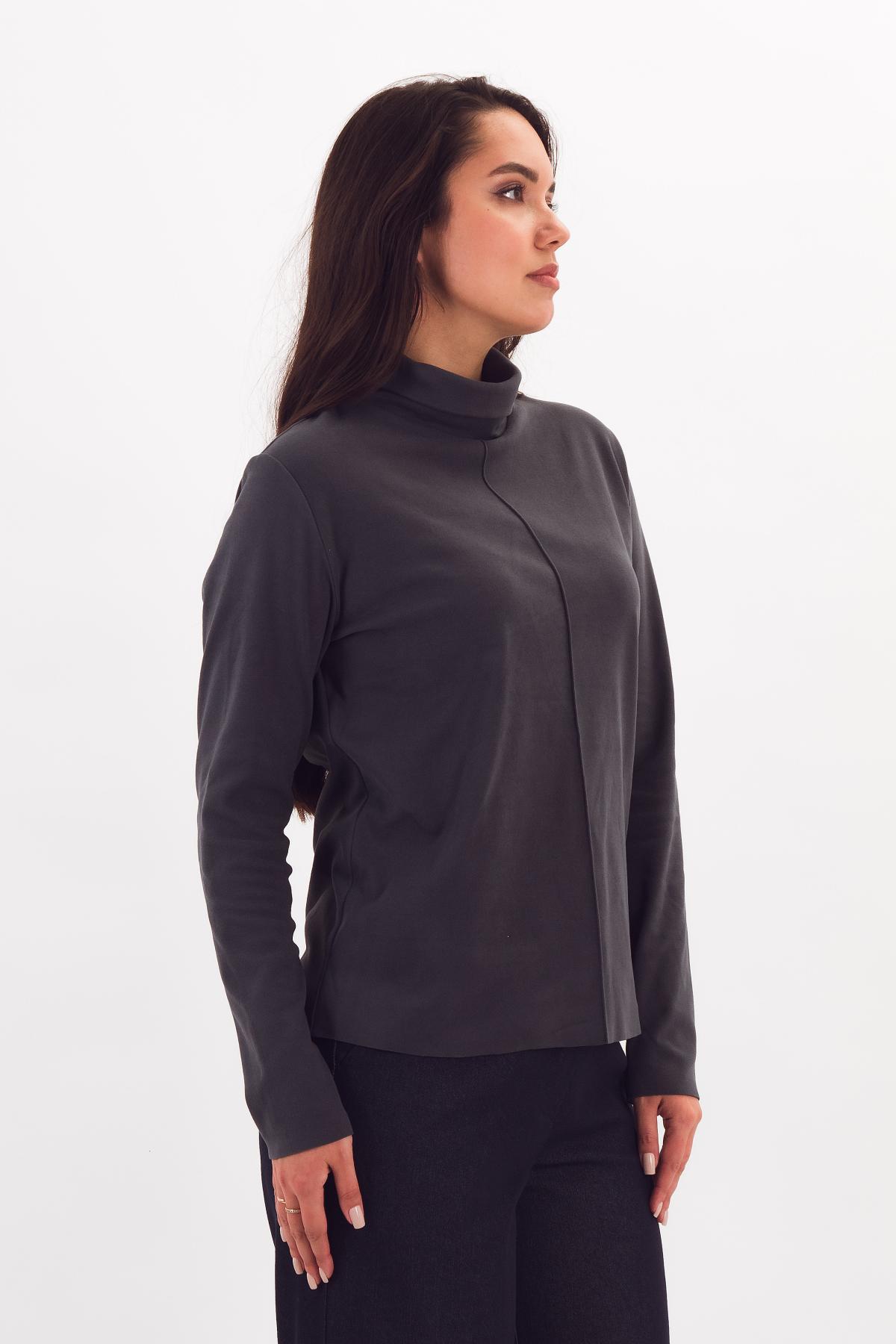 Водолазка тёмно-серая трикотажная Braslava(фото6)