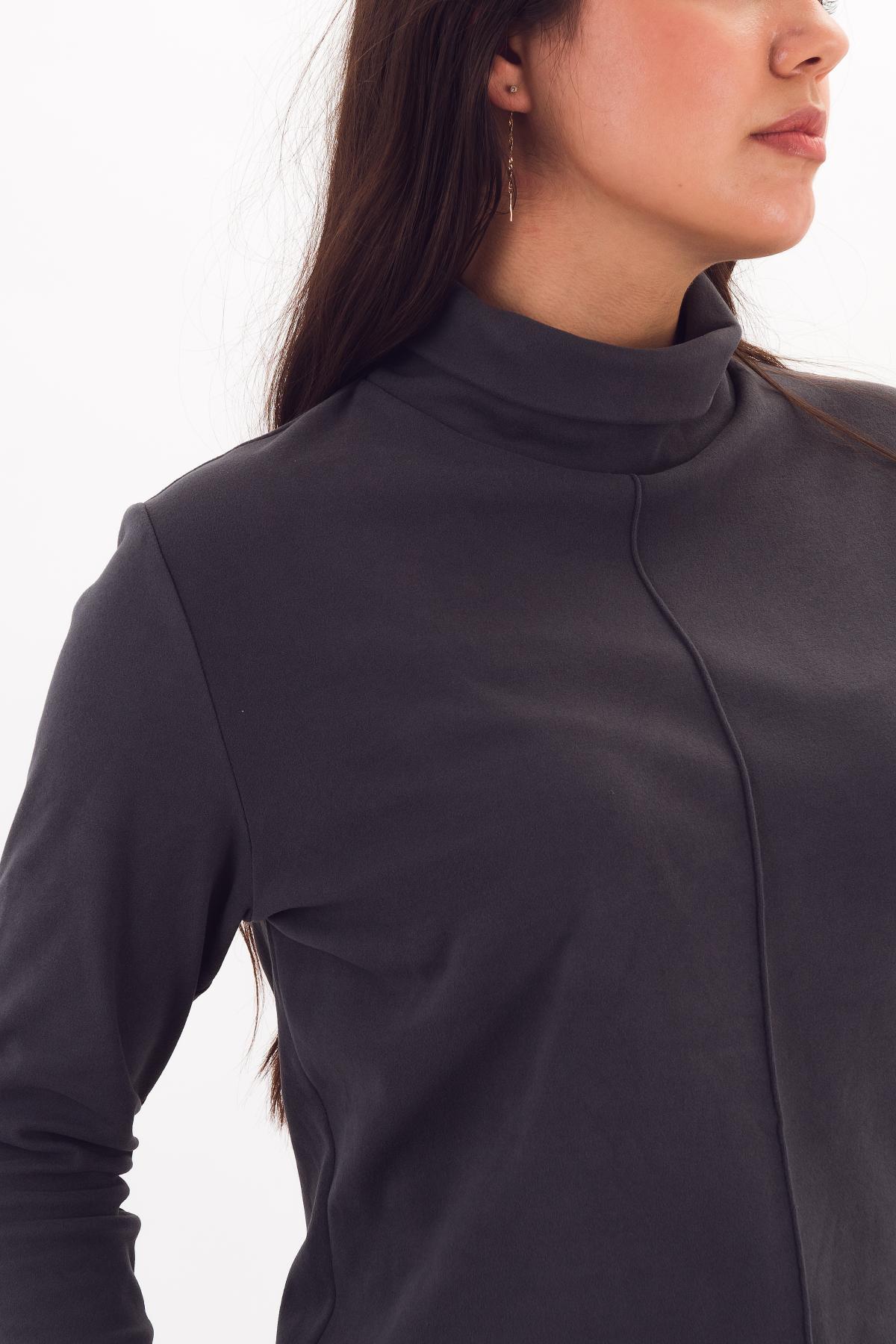 Водолазка тёмно-серая трикотажная Braslava(фото3)