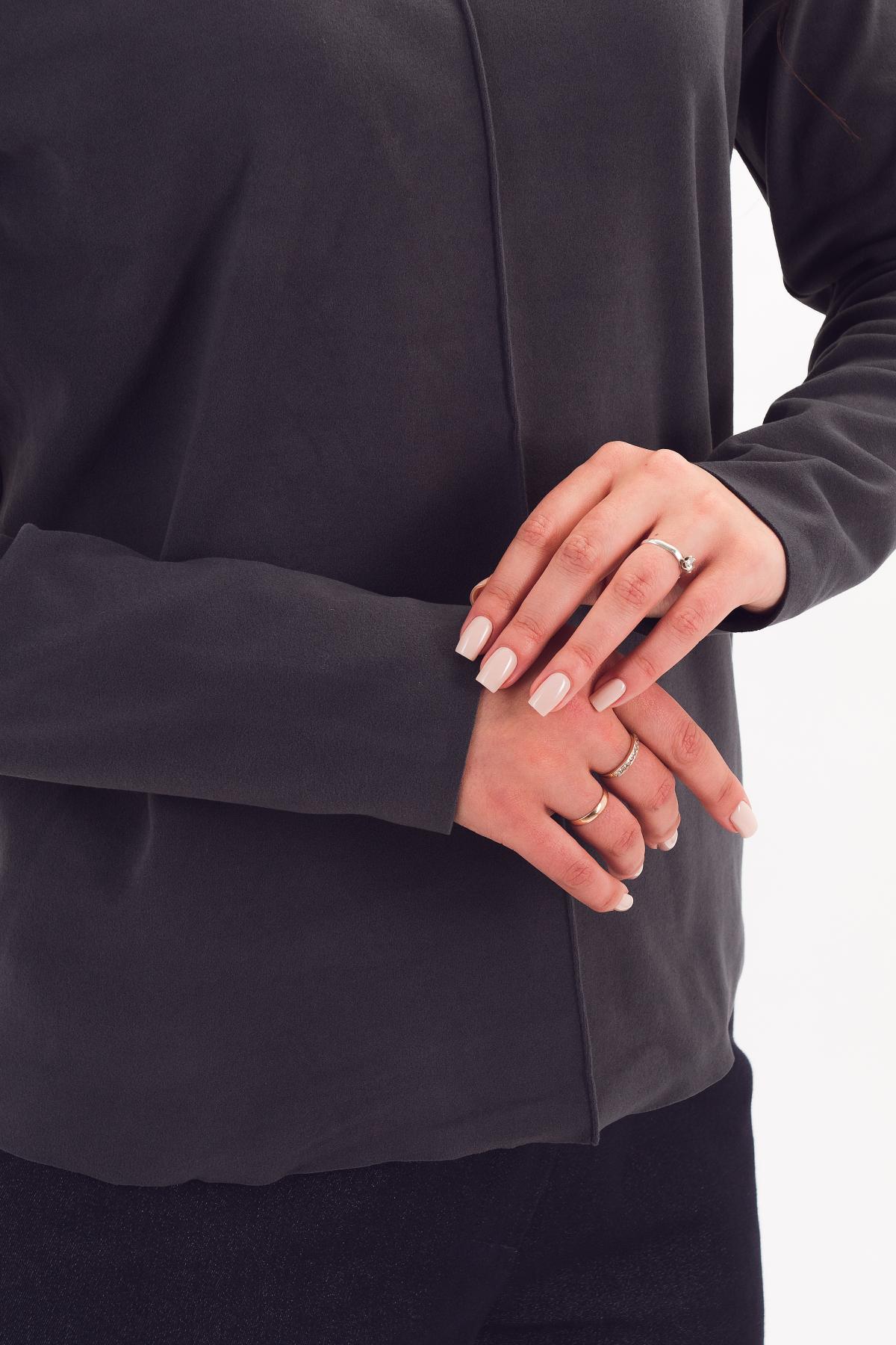 Водолазка тёмно-серая трикотажная Braslava(фото4)