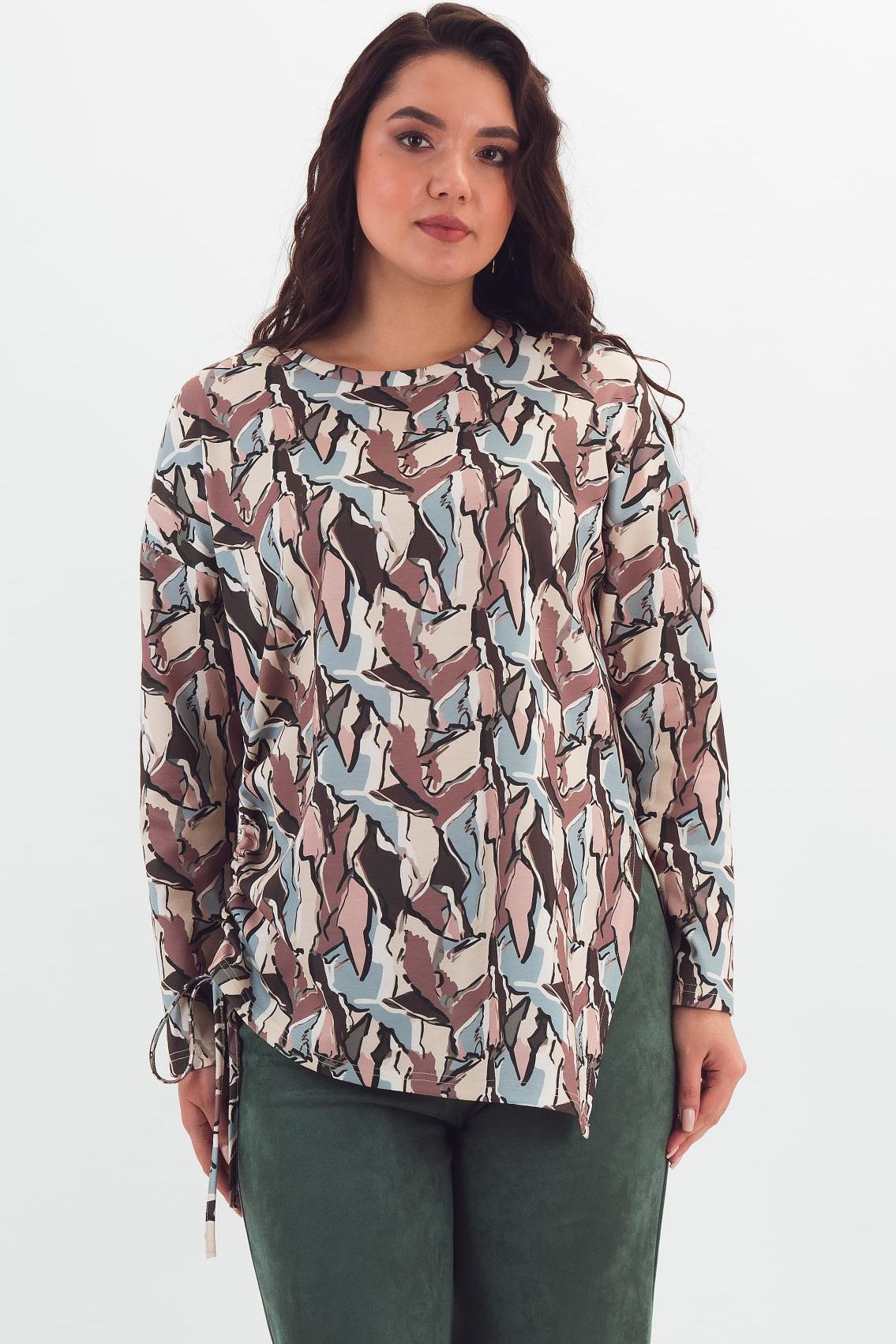 Туника трикотажная с принтом Braslava