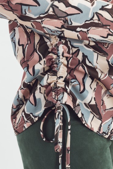 Туника трикотажная с принтом Braslava(фото5)