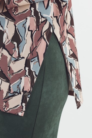 Туника трикотажная с принтом Braslava(фото3)