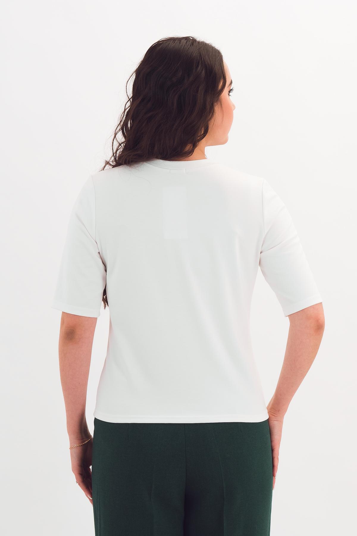 Футболка трикотажная белая Braslava(фото4)