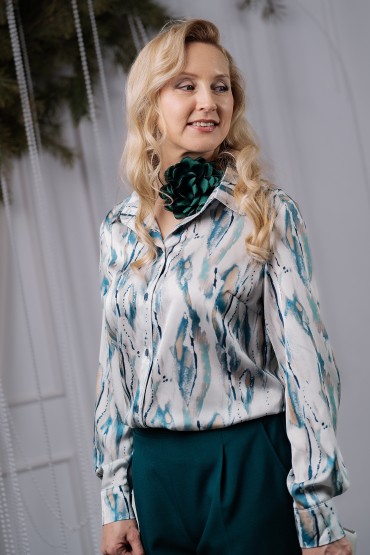 Рубашка женская с принтом Braslava(фото3)