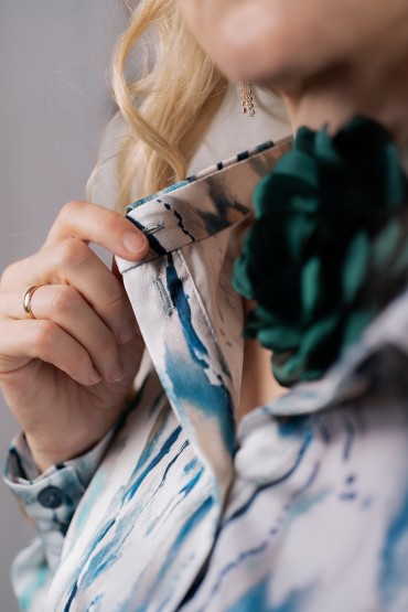 Рубашка женская с принтом Braslava(фото4)