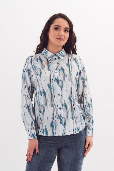 Рубашка женская с принтом Braslava(фото5)