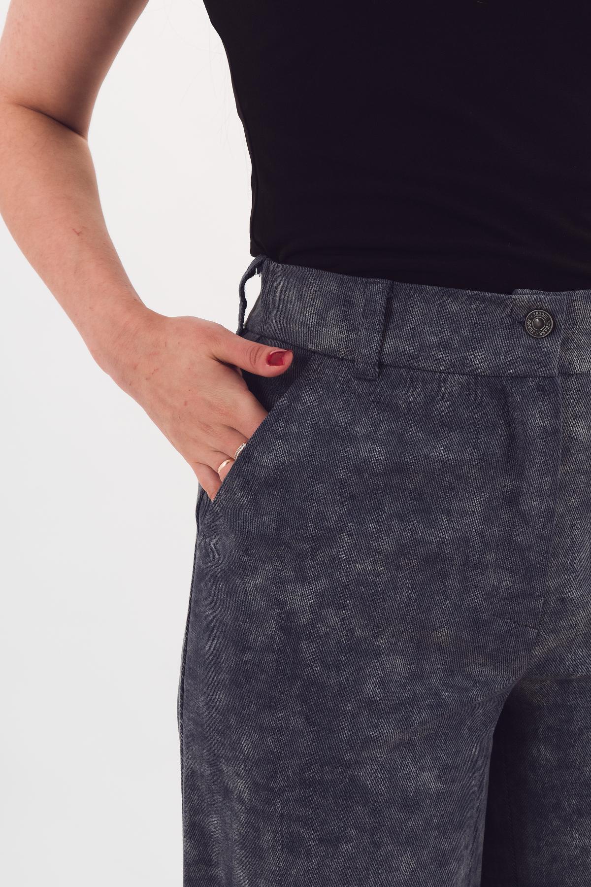 Брюки прямые синие Braslava(фото3)