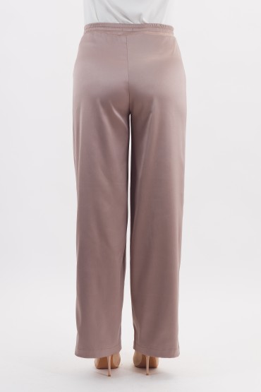 Брюки-палаццо светло-серого цвета Braslava(фото7)