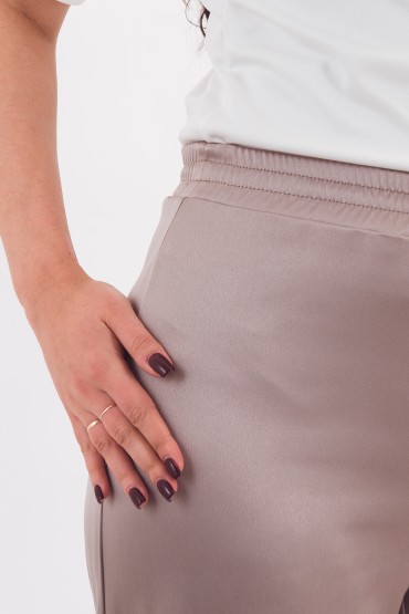 Брюки-палаццо светло-серого цвета Braslava(фото5)