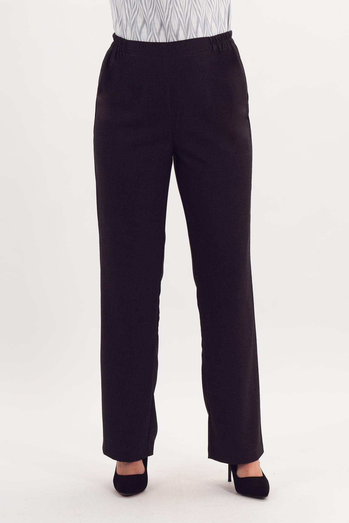 Брюки однотонные тёмно-серые Braslava(фото4)