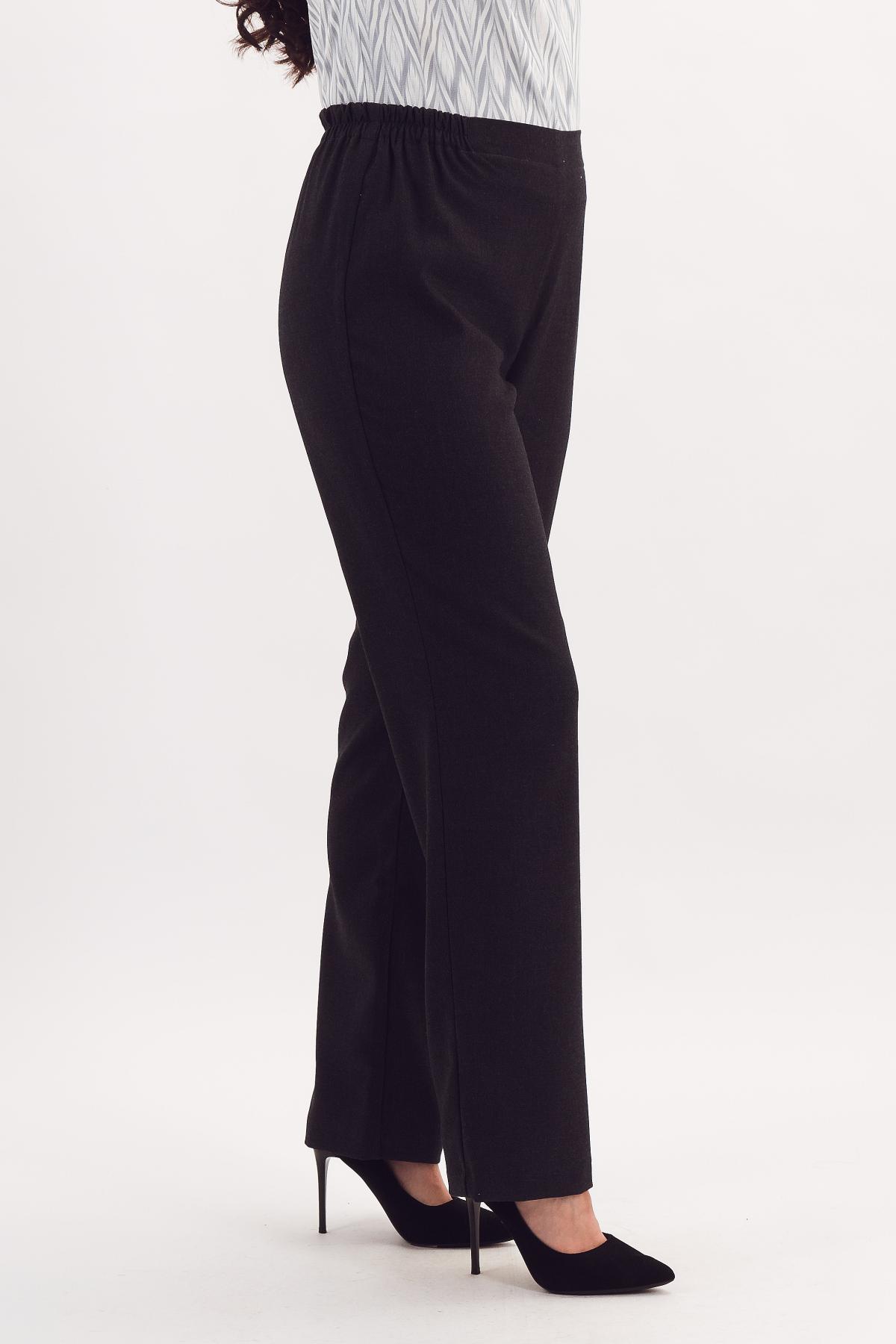 Брюки однотонные тёмно-серые Braslava(фото3)