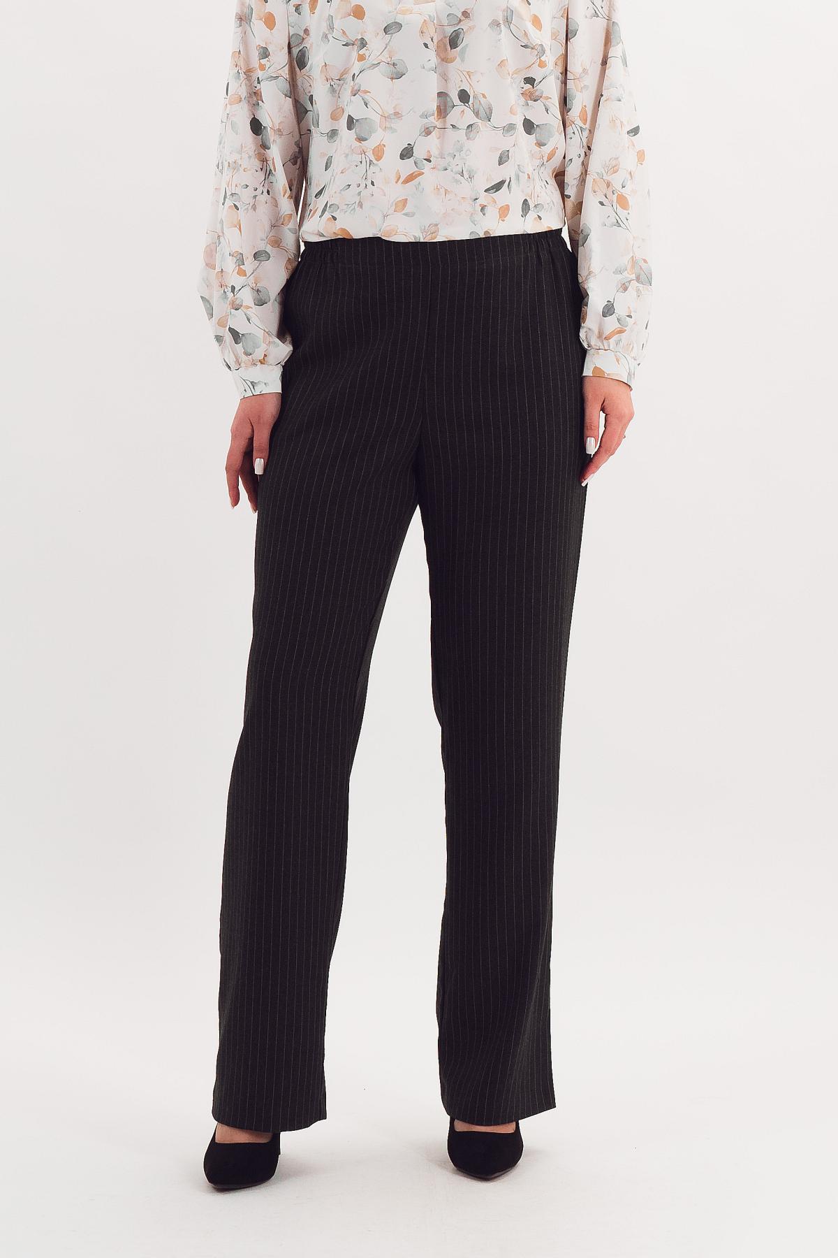 Брюки тёмно-серые в полоску Braslava(фото2)