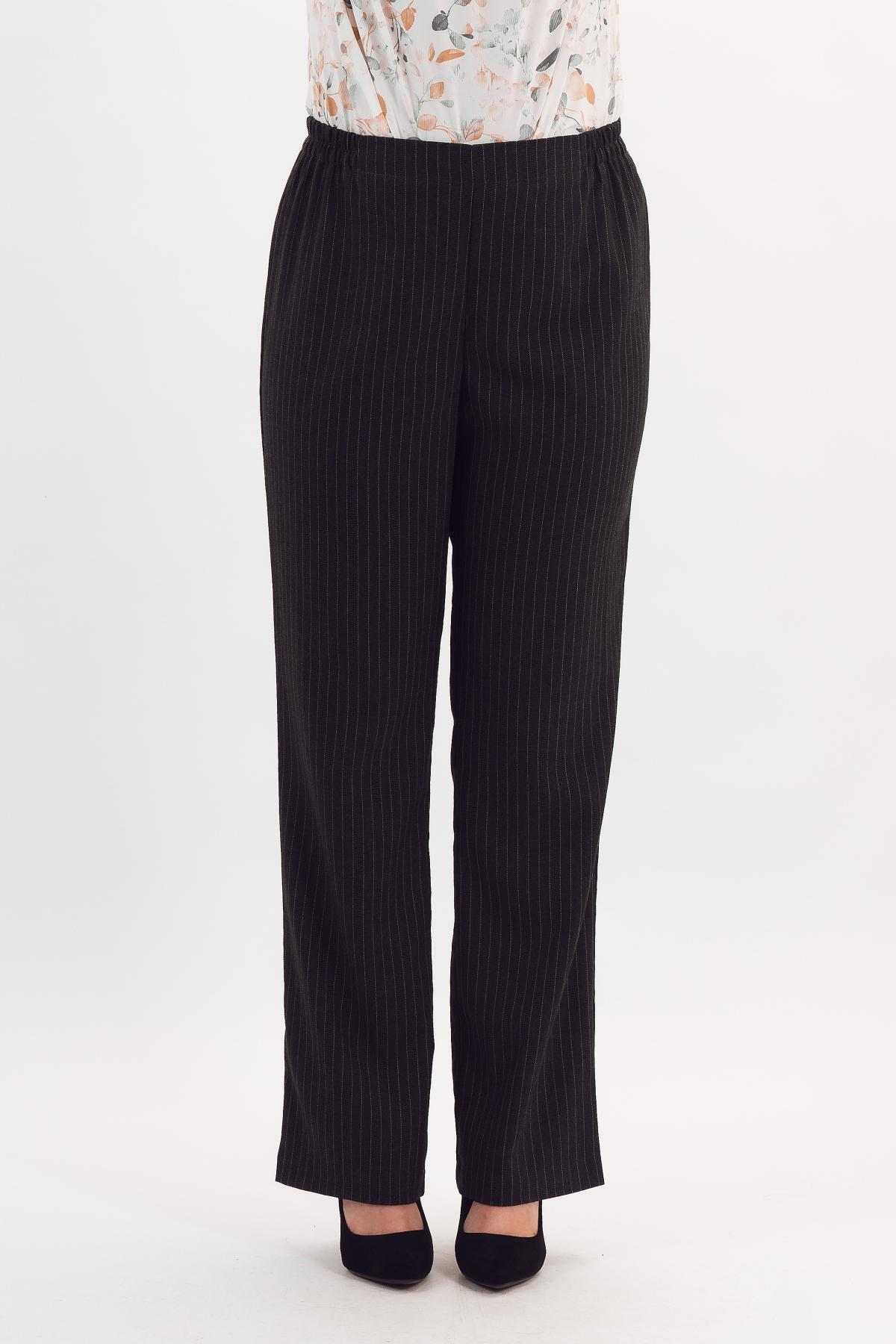 Брюки тёмно-серые в полоску Braslava(фото4)