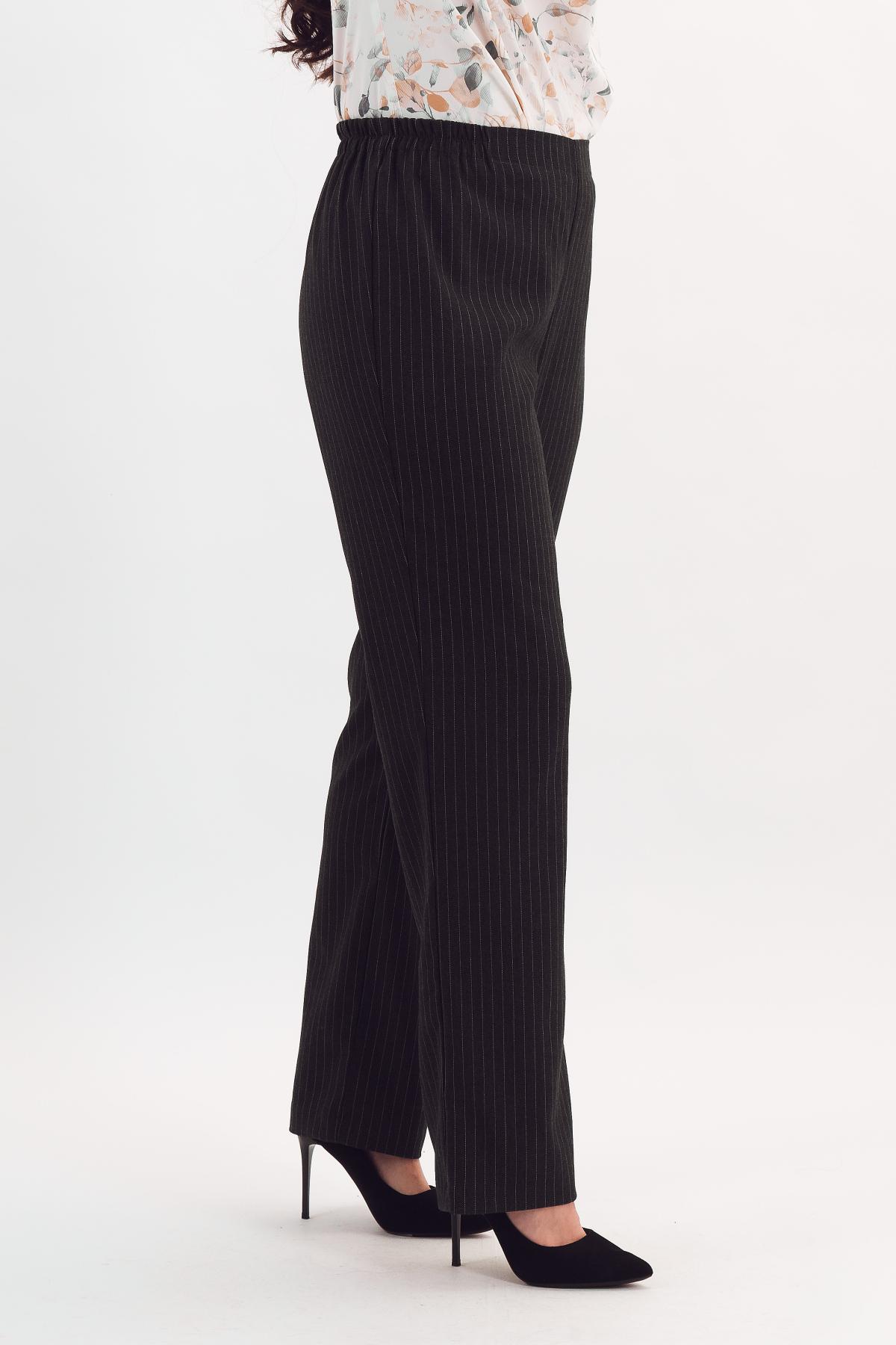 Брюки тёмно-серые в полоску Braslava(фото5)