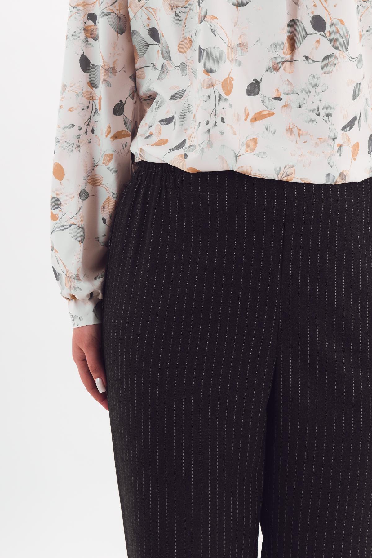 Брюки тёмно-серые в полоску Braslava(фото3)