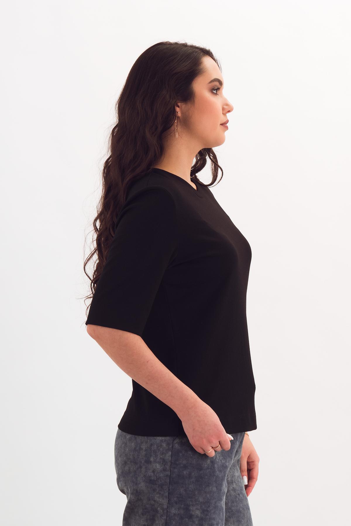 Футболка трикотажная чёрная Braslava(фото3)