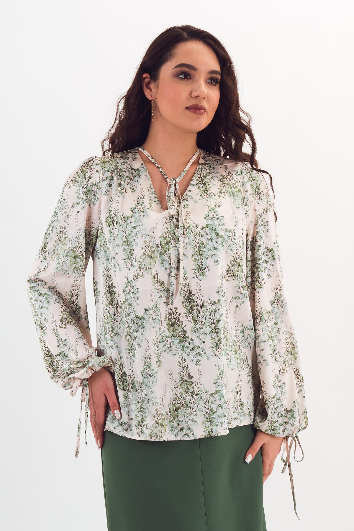 Блузка светлая с длинными рукавами Braslava(фото3)