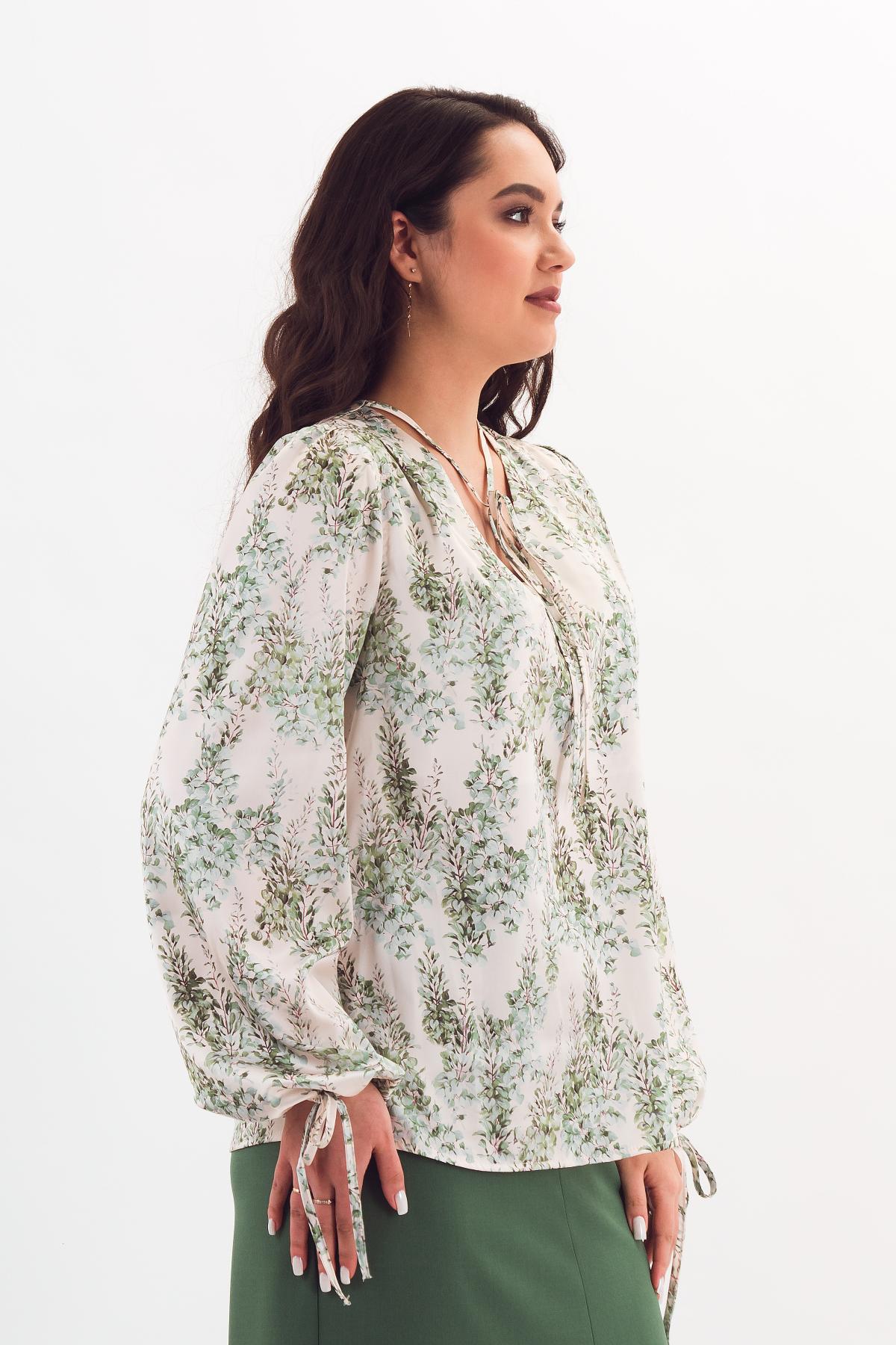 Блузка светлая с длинными рукавами Braslava(фото5)