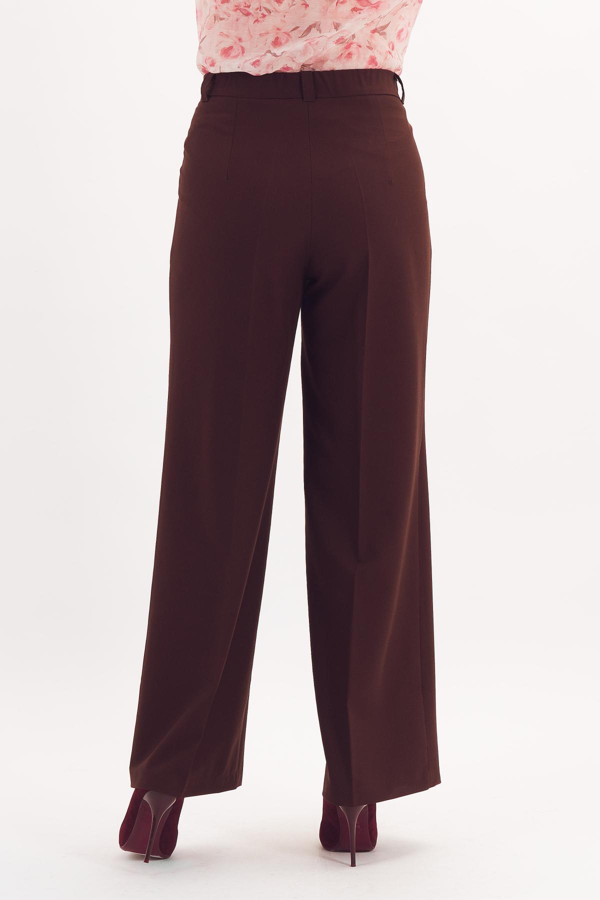 Брюки классические коричневого цвета Braslava(фото6)