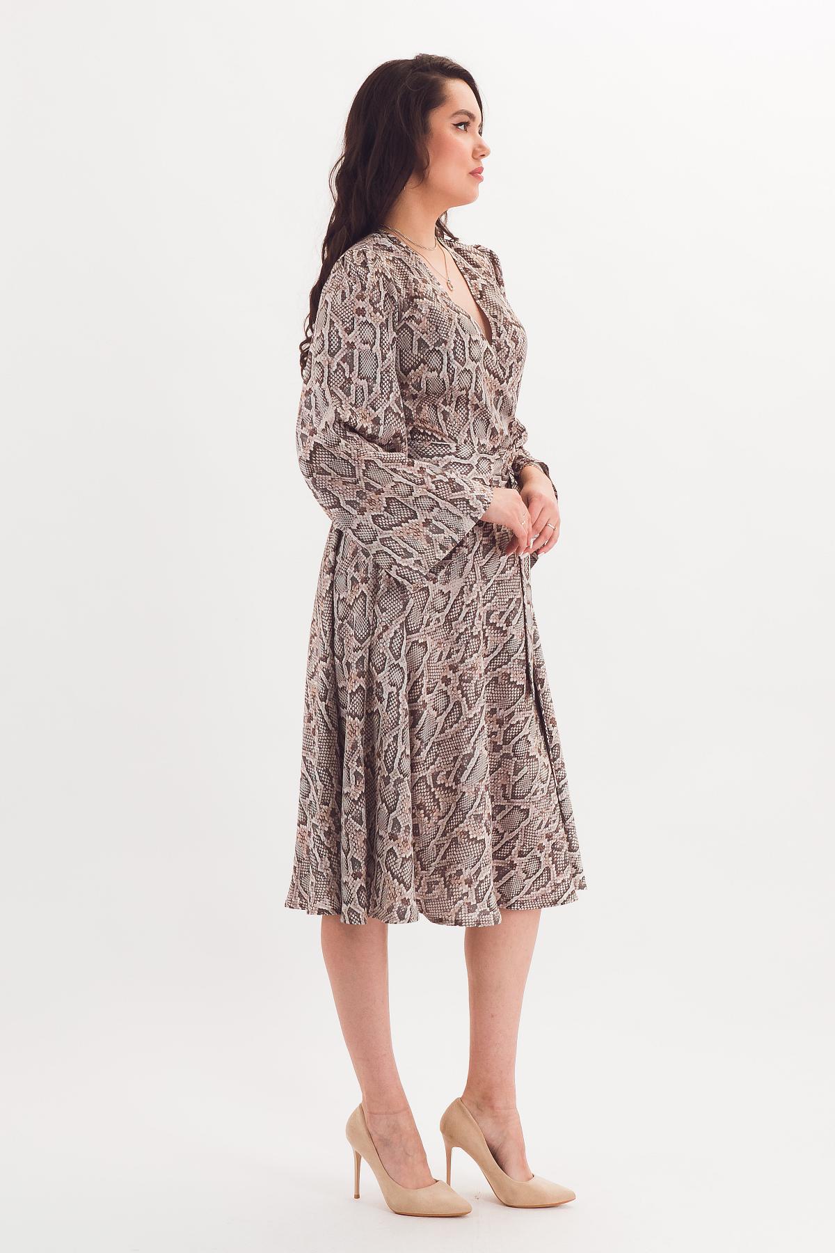 Платье женское со змеиным принтом Braslava(фото3)