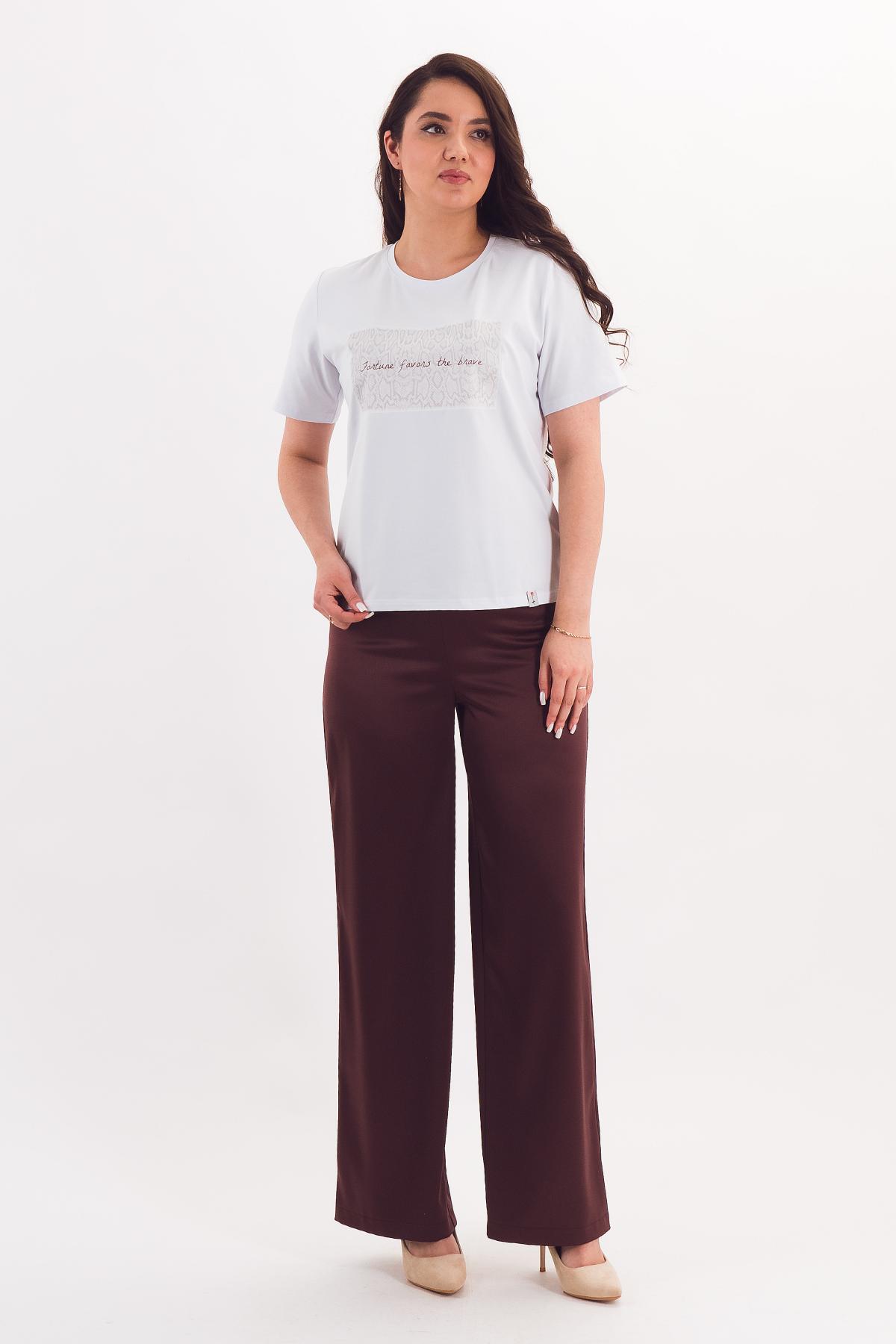 Футболка трикотажная белая Braslava(фото2)