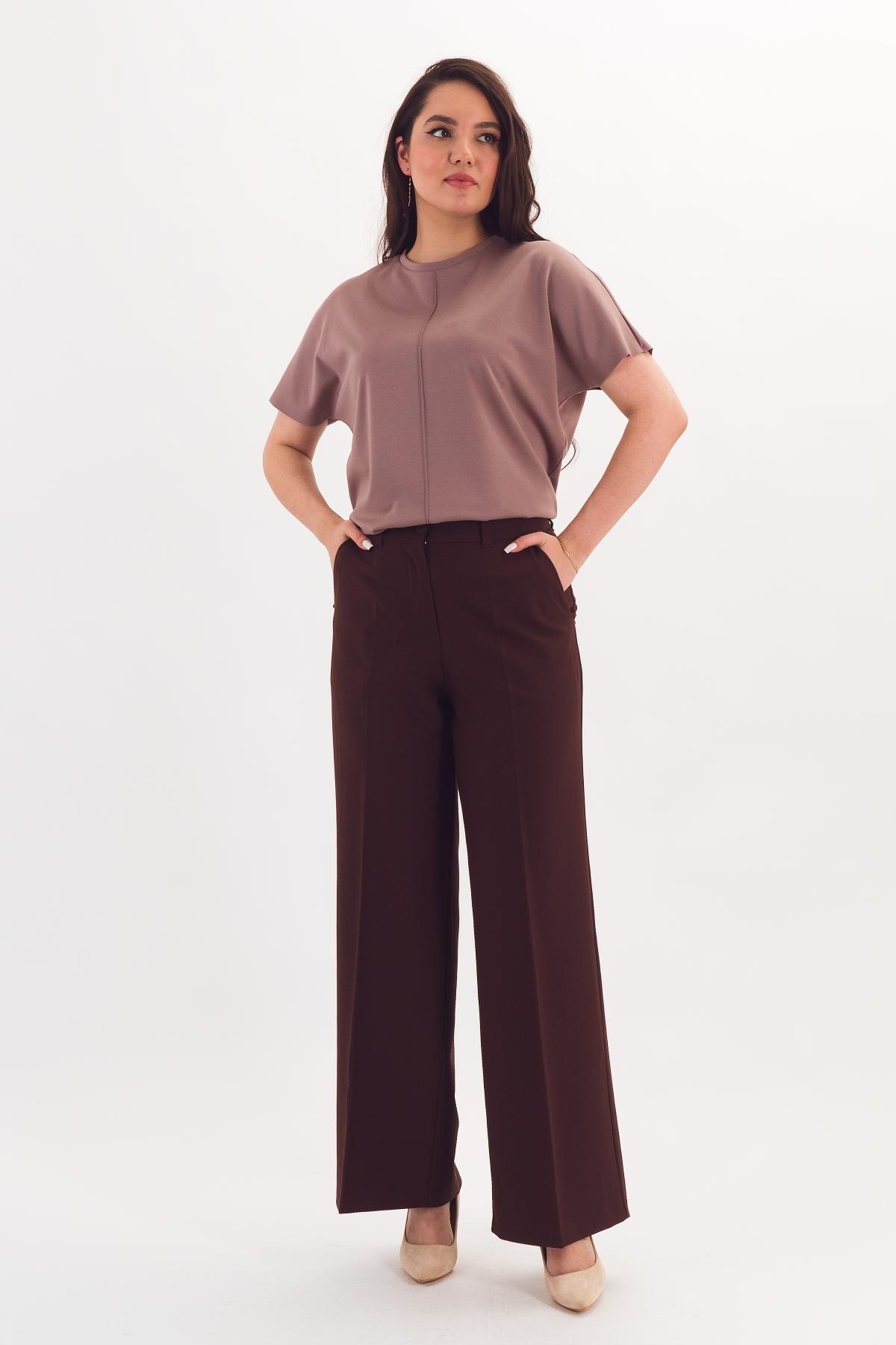 Футболка трикотажная в цвете капучино Braslava(фото2)