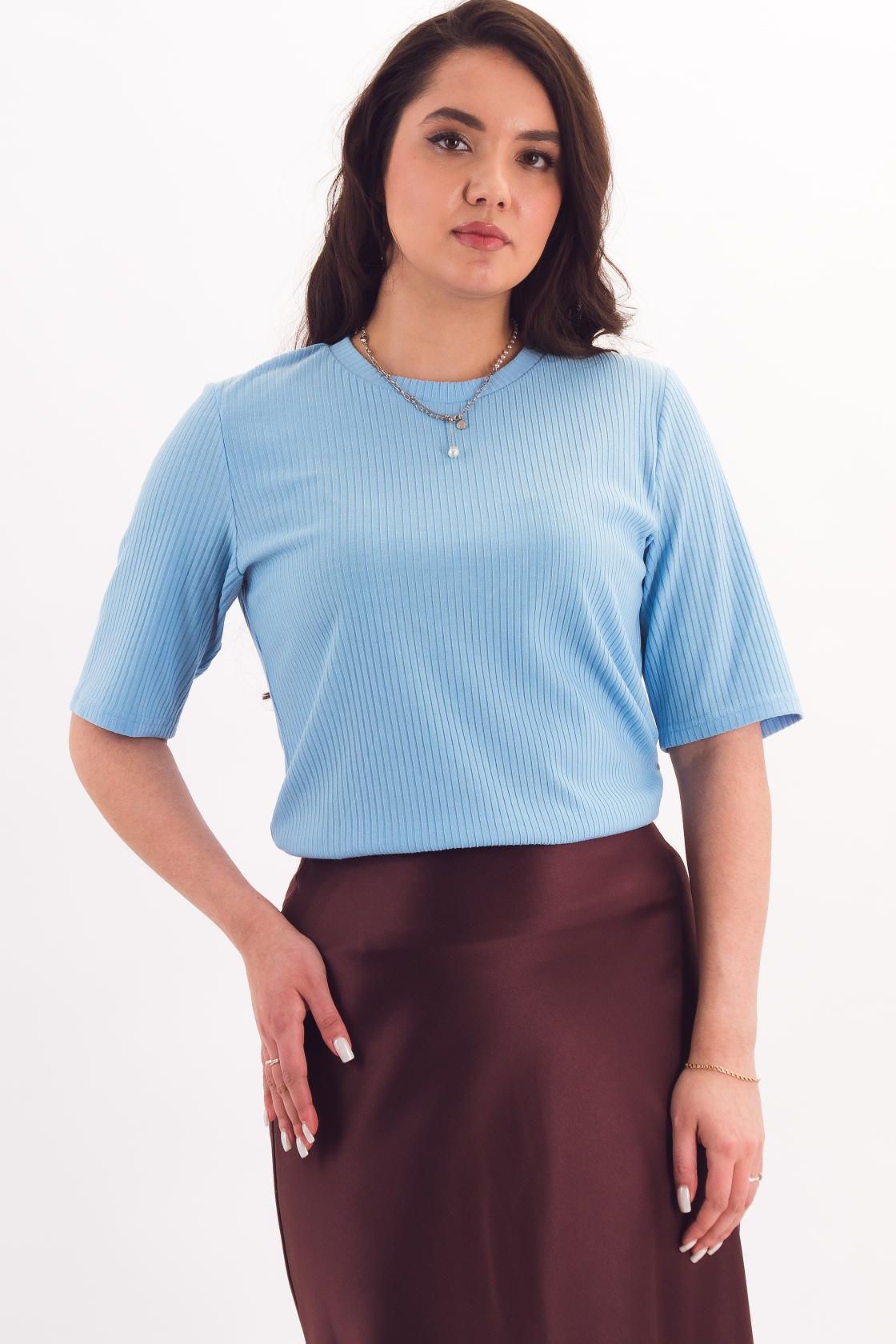 Футболка трикотажная голубая Braslava