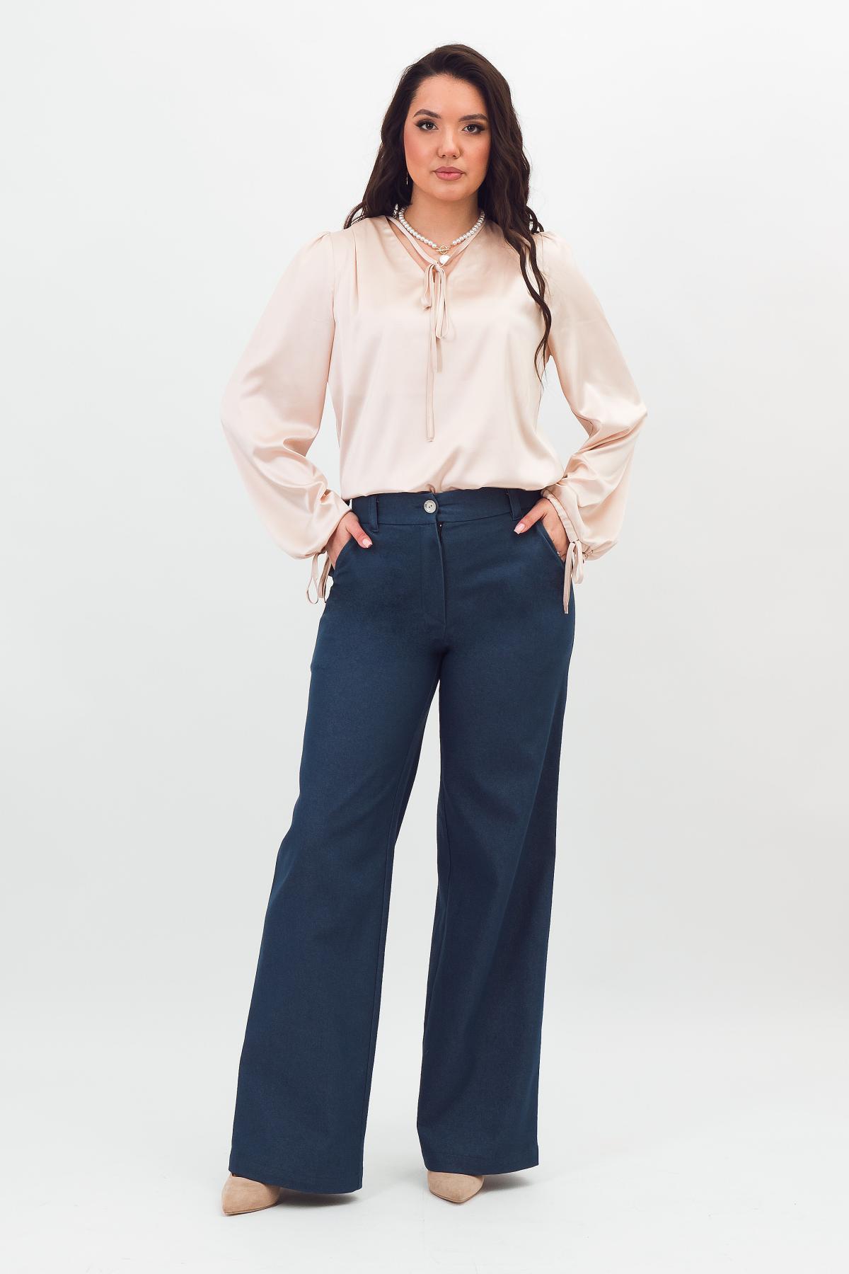 Блузка светло-бежевая с длинными рукавами Braslava(фото4)