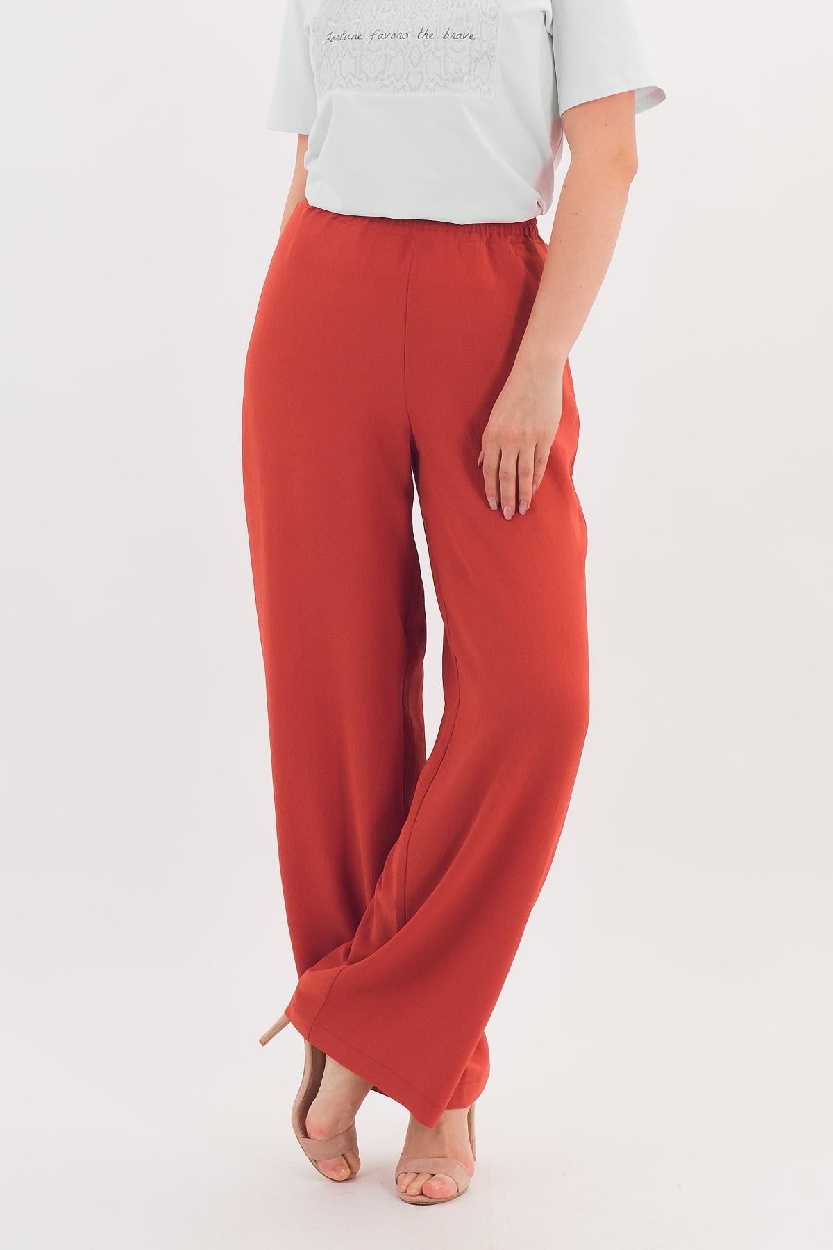 Брюки-палаццо красные Braslava(фото2)