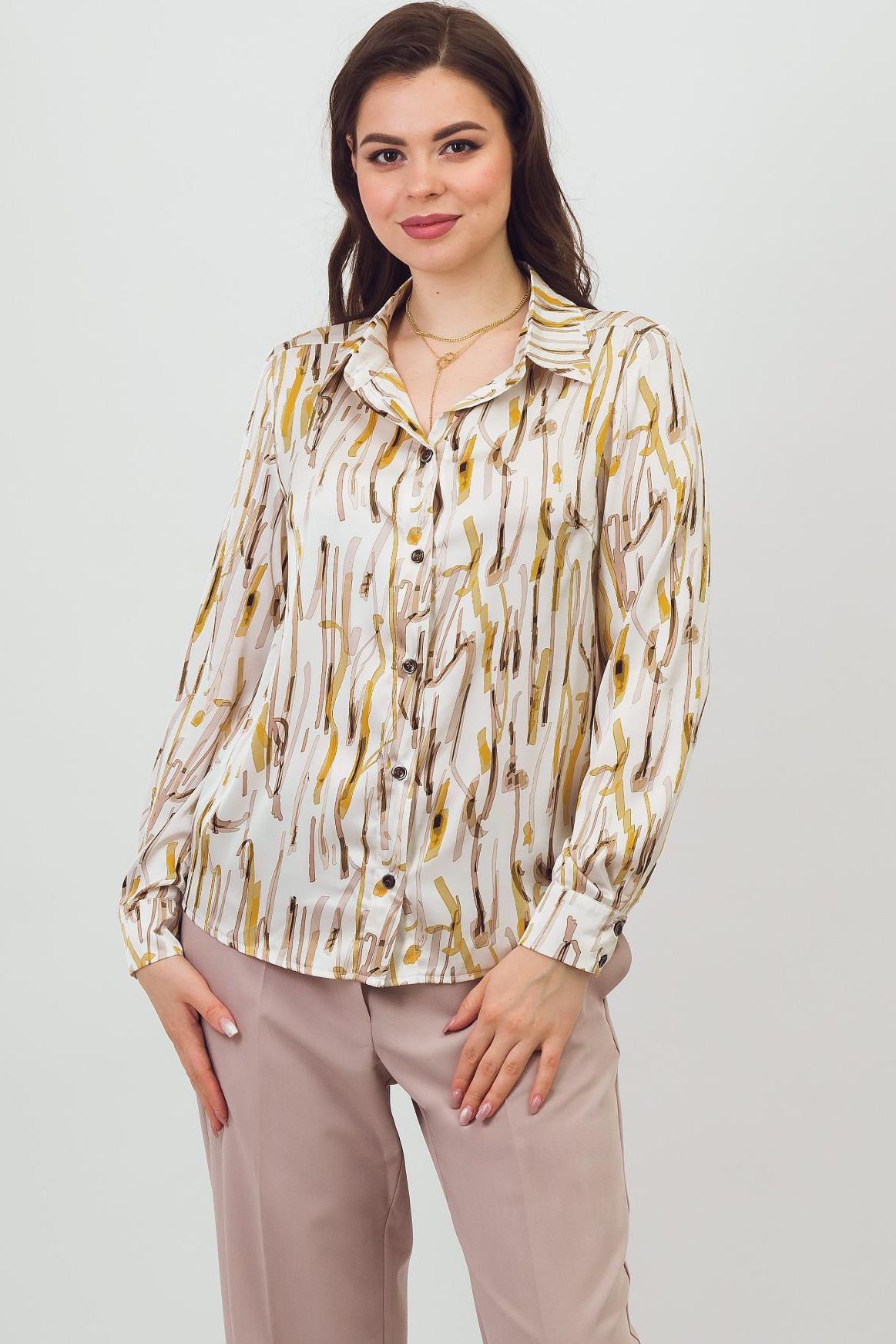 Рубашка женская с принтом Braslava