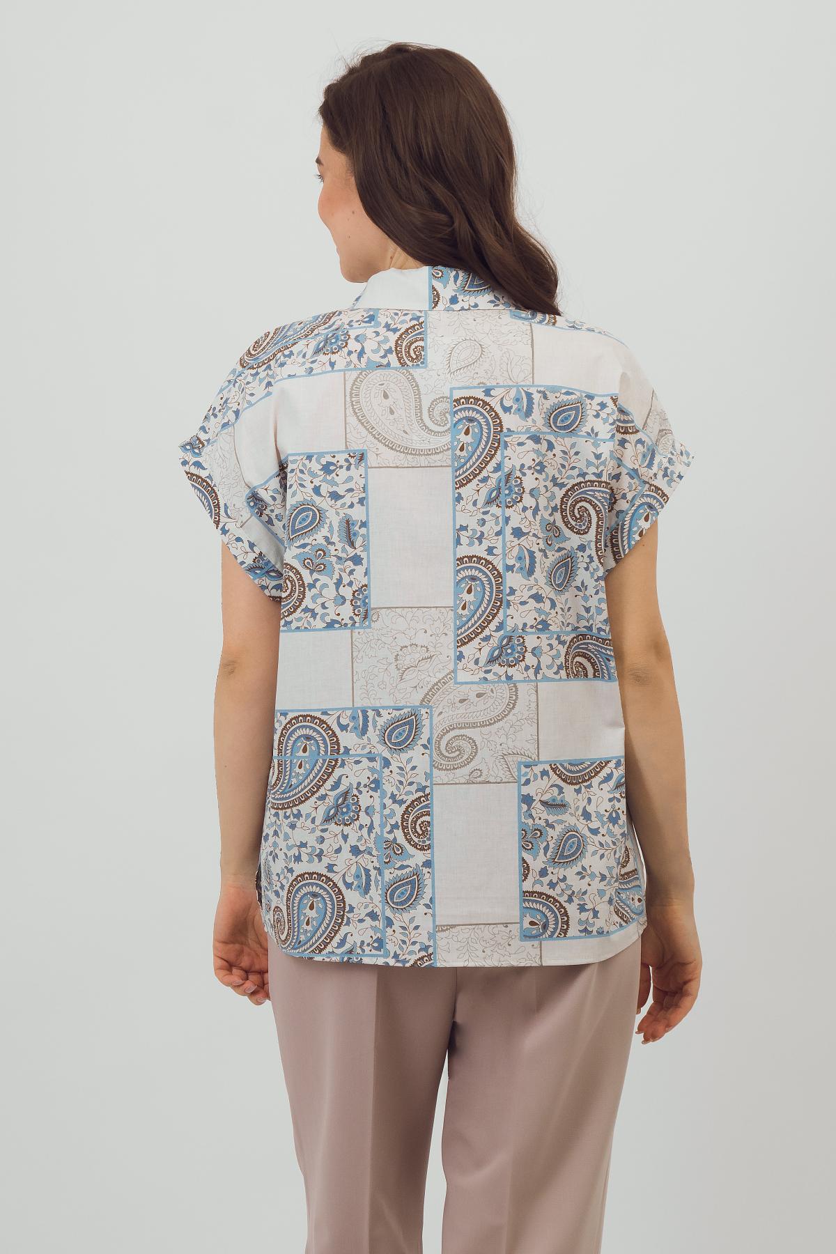 Рубашка лёгкая с коротким рукавом Braslava(фото5)