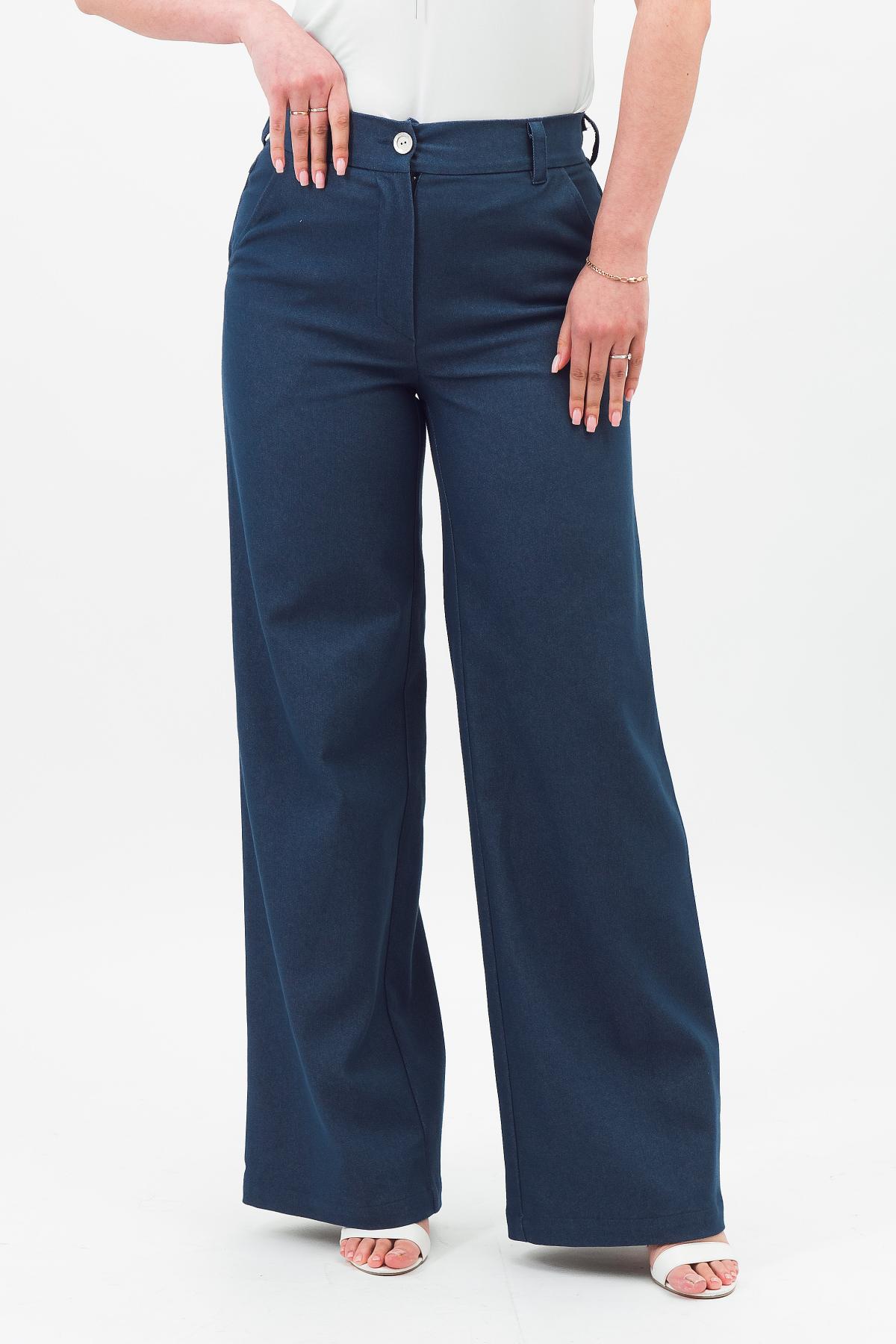 Брюки прямые светло-синие Braslava(фото2)