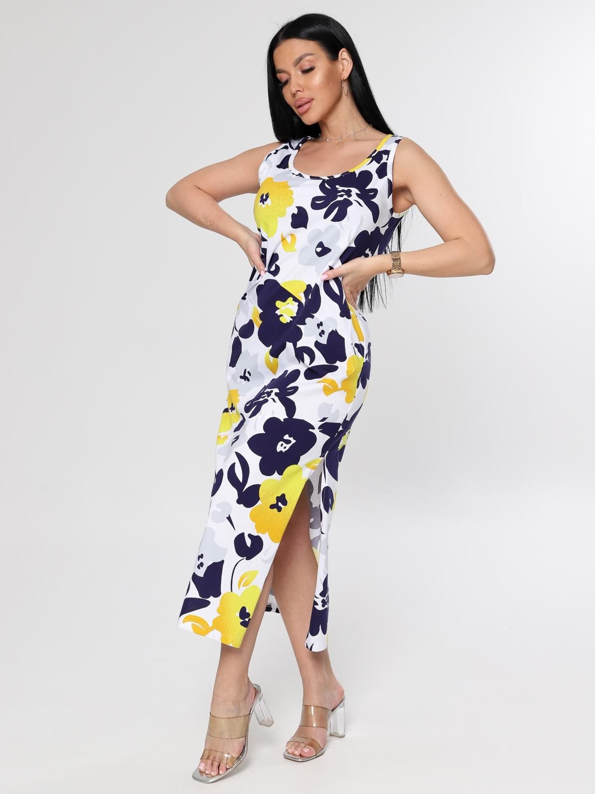 Платье трикотажное без рукавов Iv-capriz(фото3)