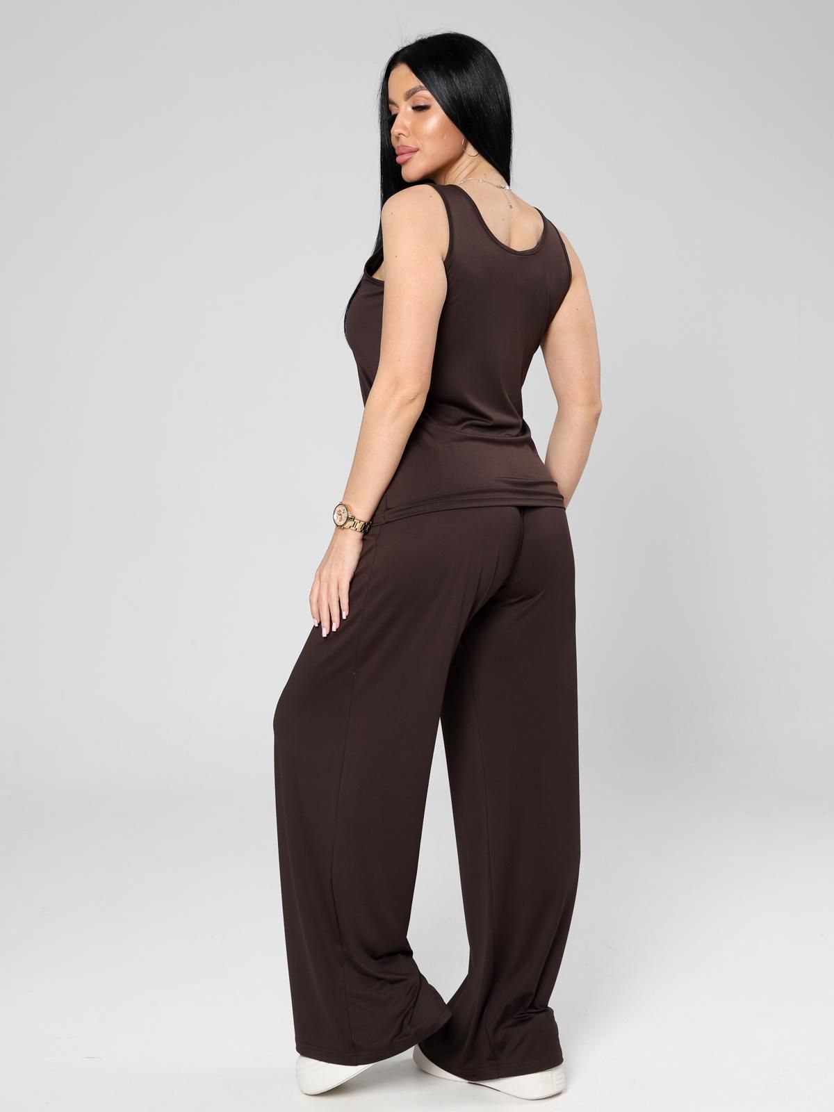 Костюм трикотажный с брюками в шоколадном цвете Iv-capriz(фото7)