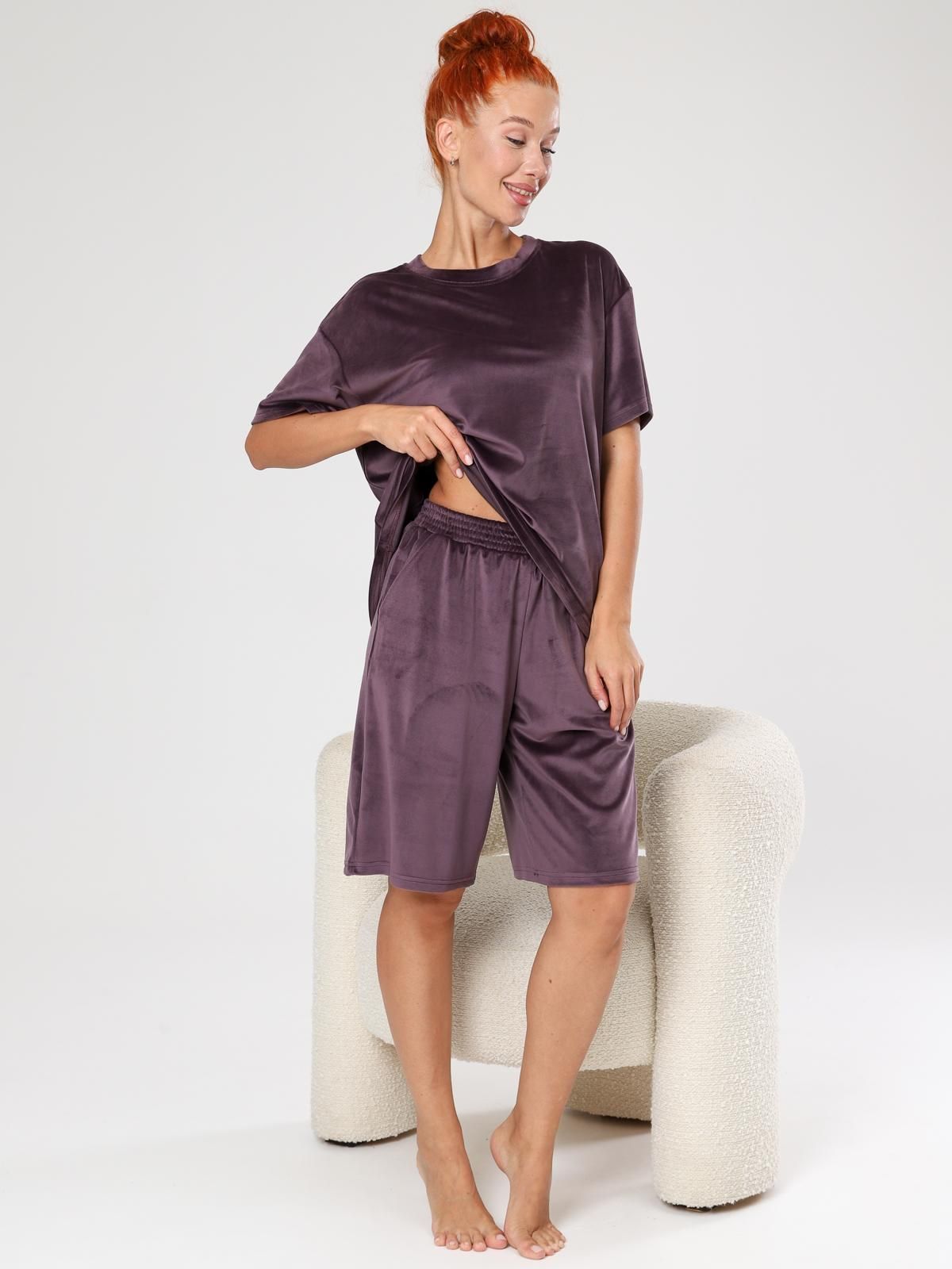 Костюм велюровый с шортами Iv-capriz(фото4)