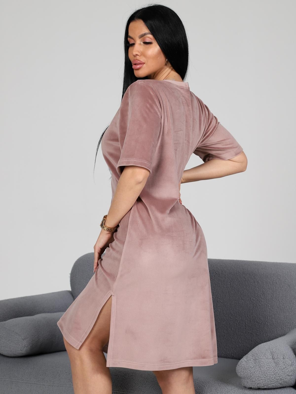 Платье домашнее из велюра Iv-capriz(фото8)