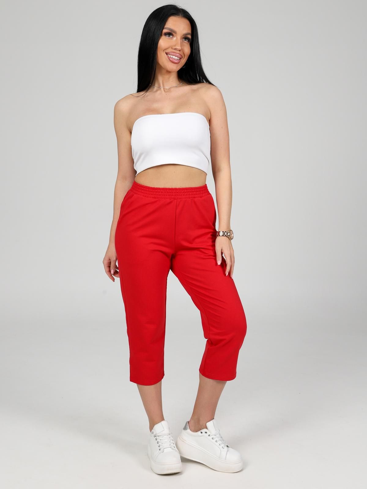 Бриджи трикотажные в красном цвете Iv-capriz(фото7)