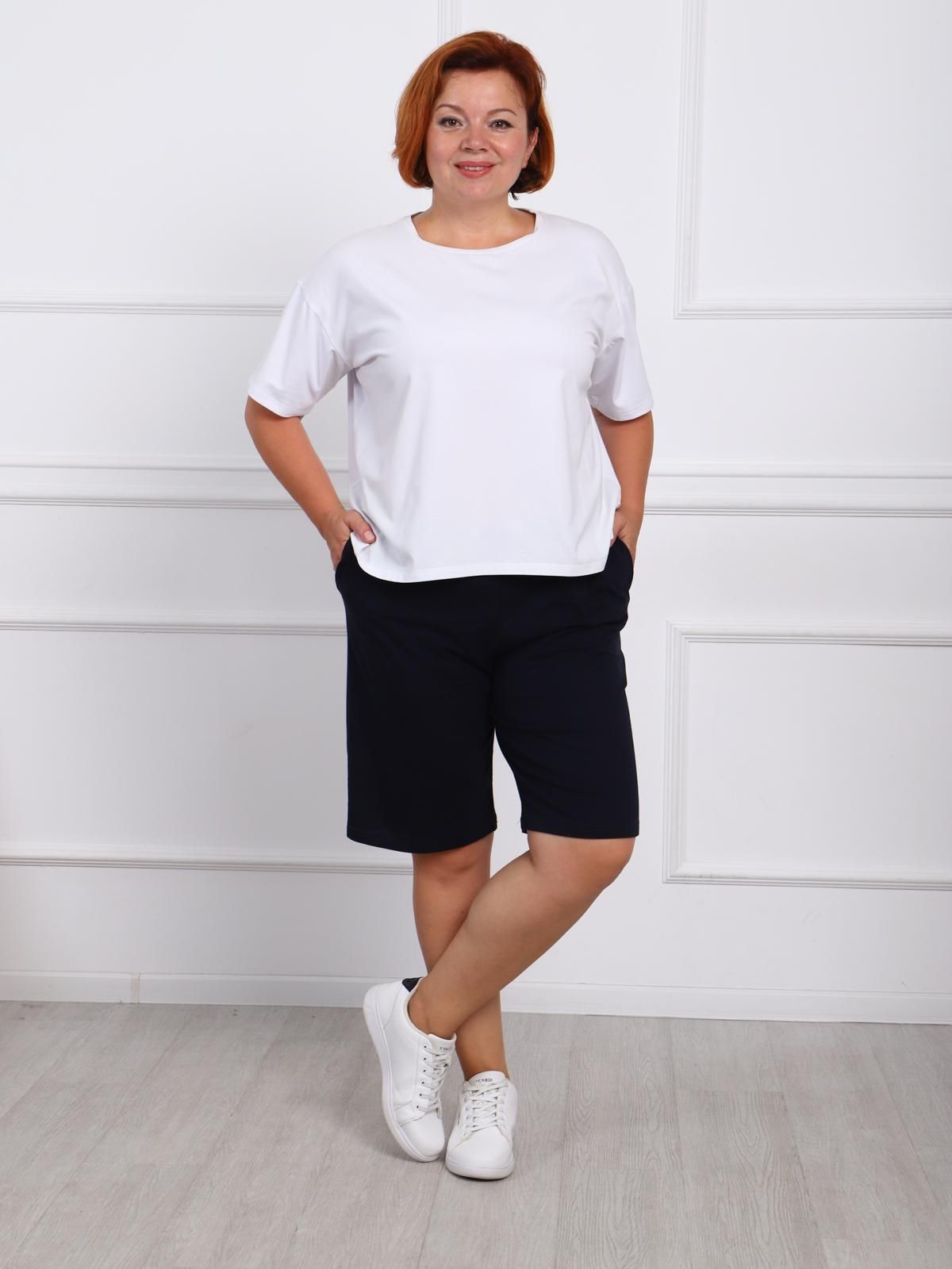 Шорты с карманами однотонные Iv-capriz(фото4)