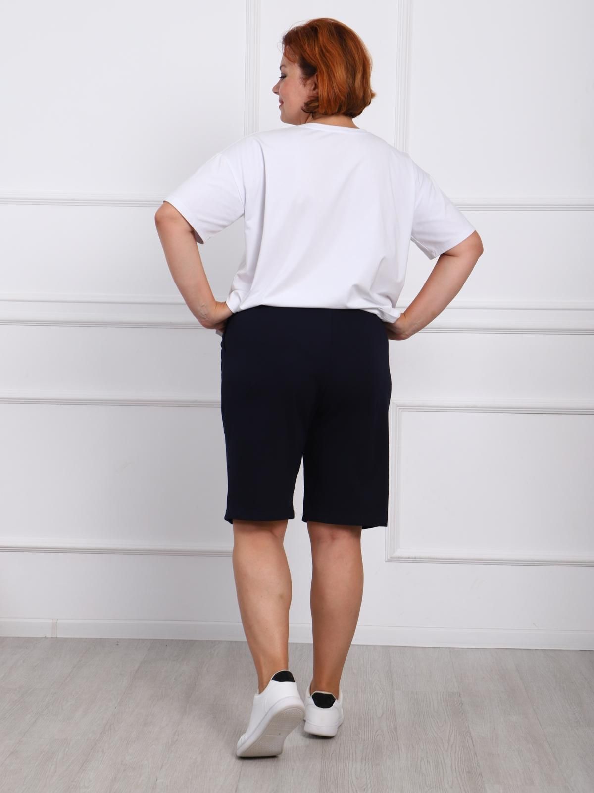 Шорты с карманами однотонные Iv-capriz(фото8)