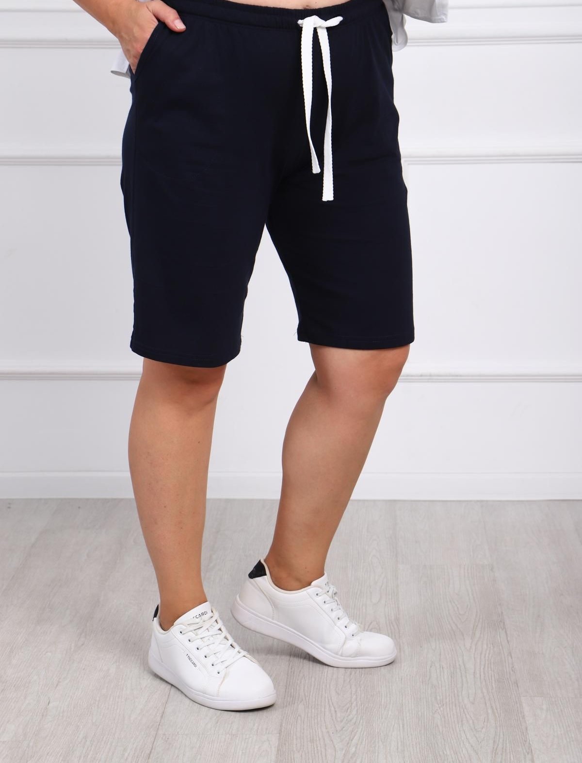 Шорты с карманами однотонные Iv-capriz(фото3)