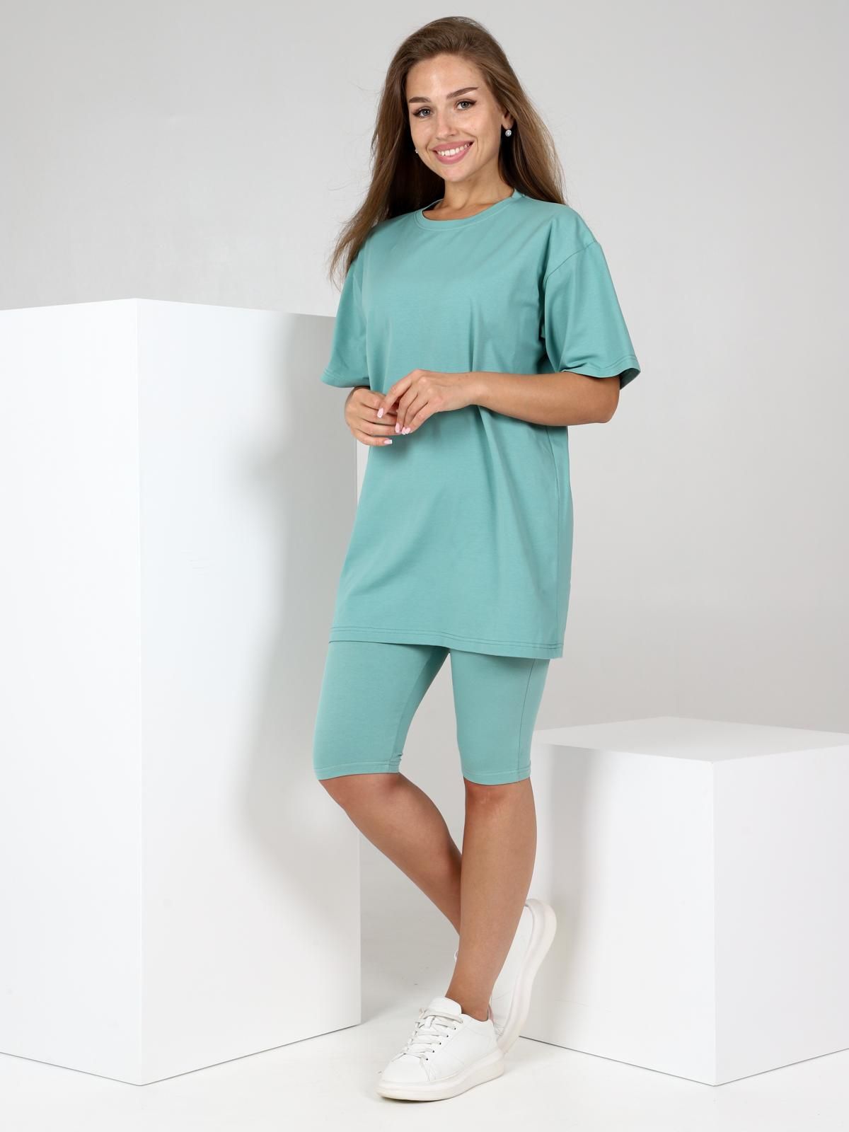 Велосипедки трикотажные в оливковом цвете Iv-capriz(фото5)