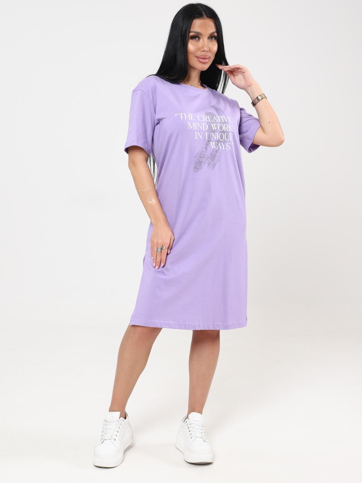 Платье домашнее трикотажное с принтом Iv-capriz(фото3)