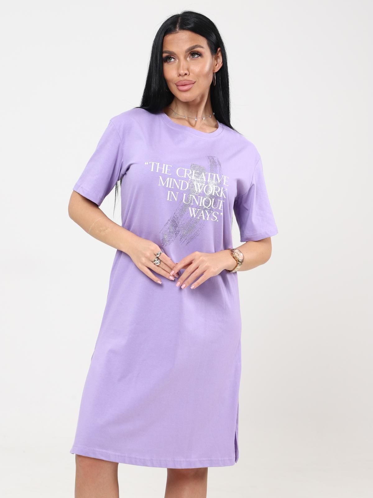 Платье домашнее трикотажное с принтом Iv-capriz(фото6)