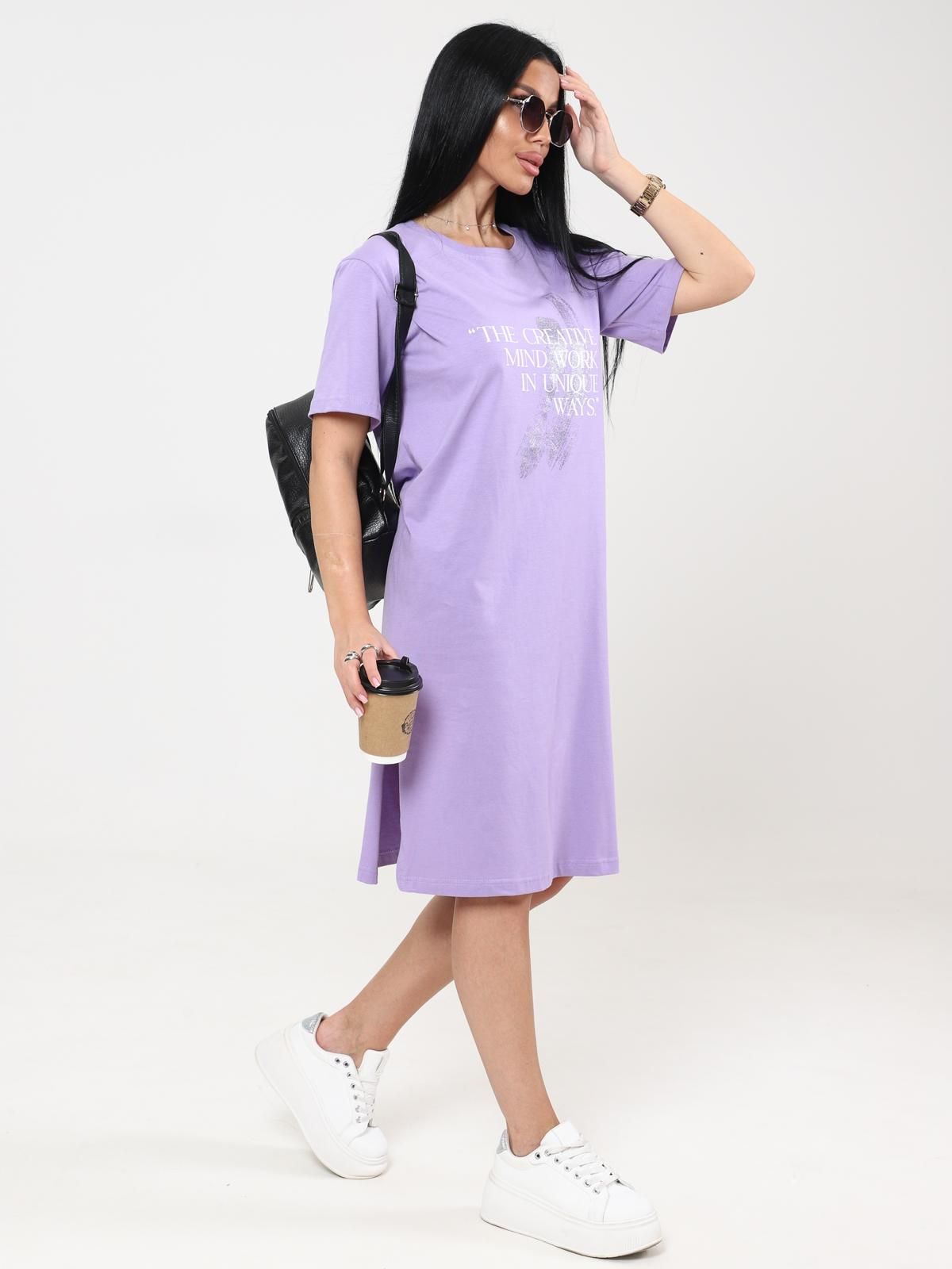 Платье домашнее трикотажное с принтом Iv-capriz(фото7)